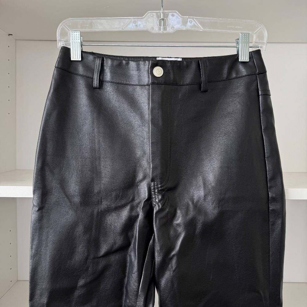 PRINCESS POLLY Black Macey Leather Pants - Picture 6 of 9
